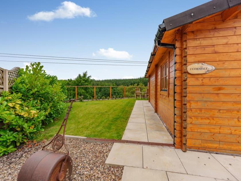 Lochinvar - Clydesdale Log Cabin With Hot Tub Эйрдри Экстерьер фото